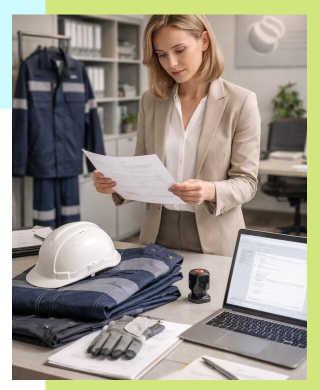 Сертификация спецодежды в Омске от 7258 р. | Алешин-Омс