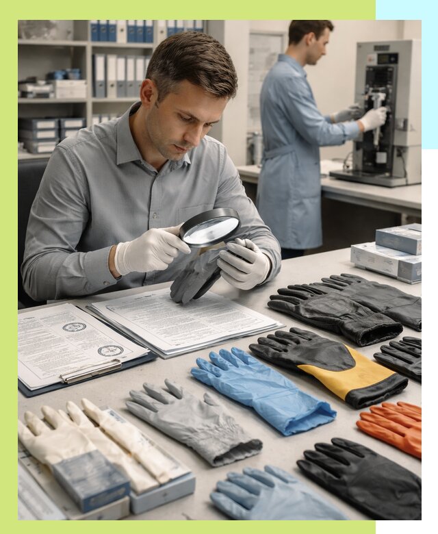 Сертификация перчаток и средств защиты продукции в Омске