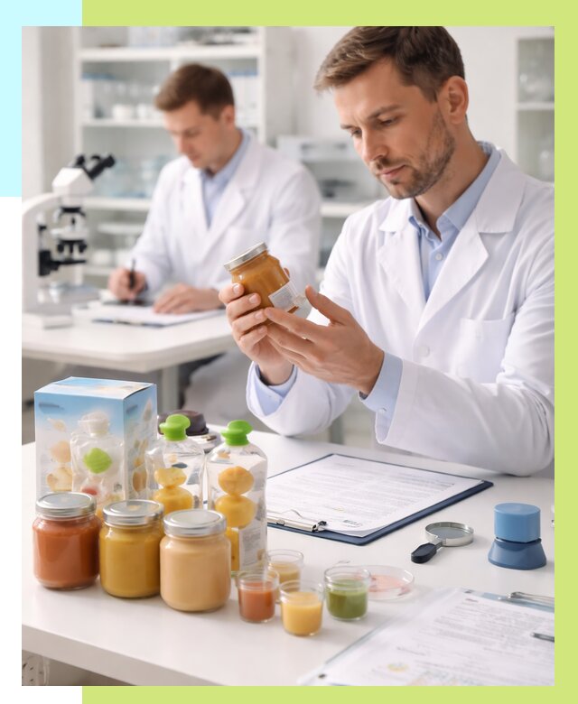 Сертификация детского питания в Омске от 31107 р. | Алешин-Омс