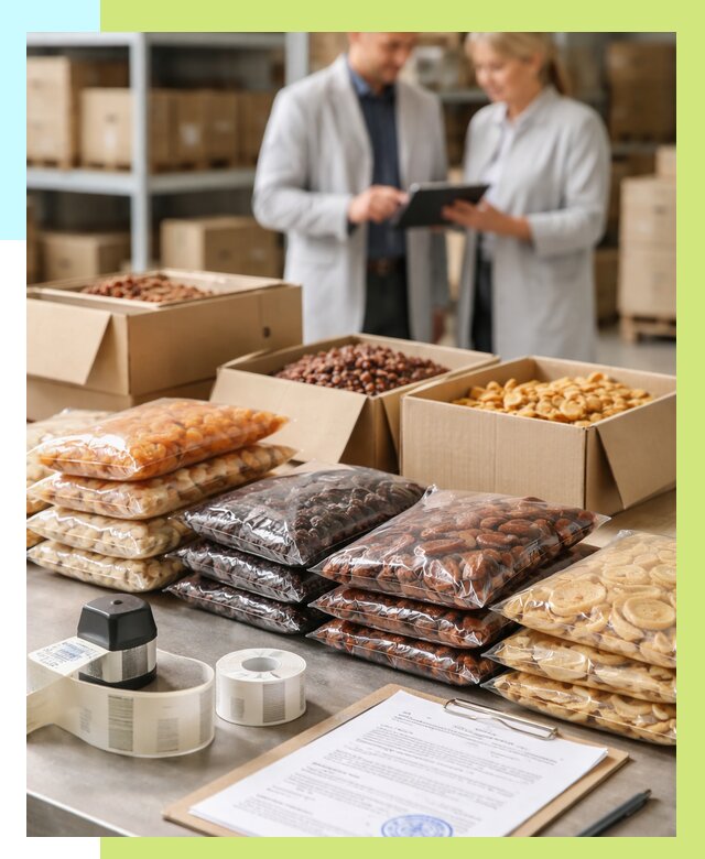 Сертификация сухофруктов в Омске от 12443 р. | Алешин-Омс под ключ