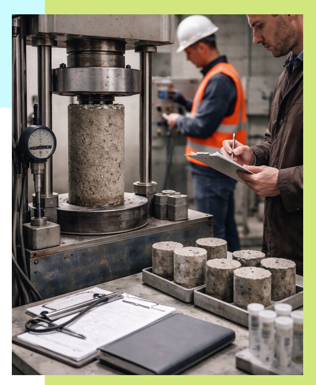 Сертификация бетона в Омске от 31107 р. сертификат | Алешин-Омс