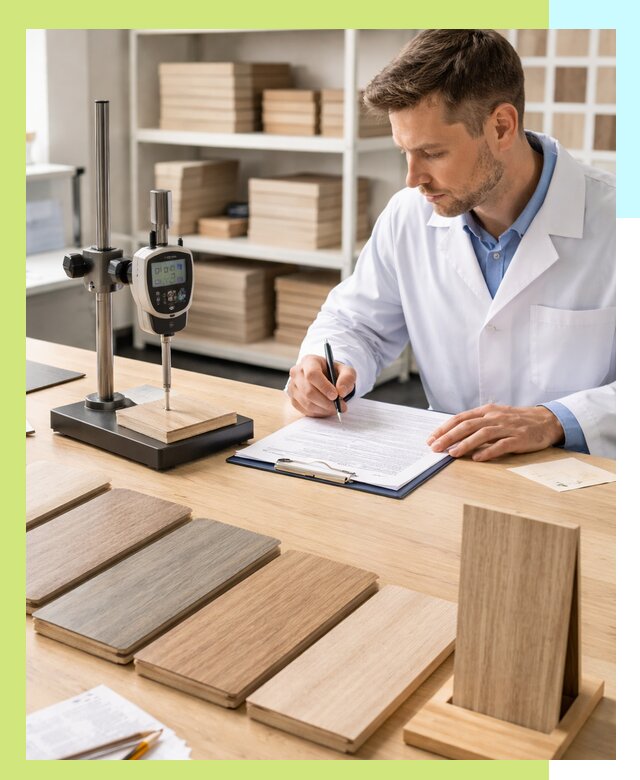Сертификация ламината с испытаниями и оформлением документов в Омске