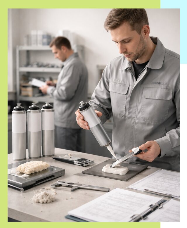 Сертификация монтажной пены и соответствие стандартам в Омске