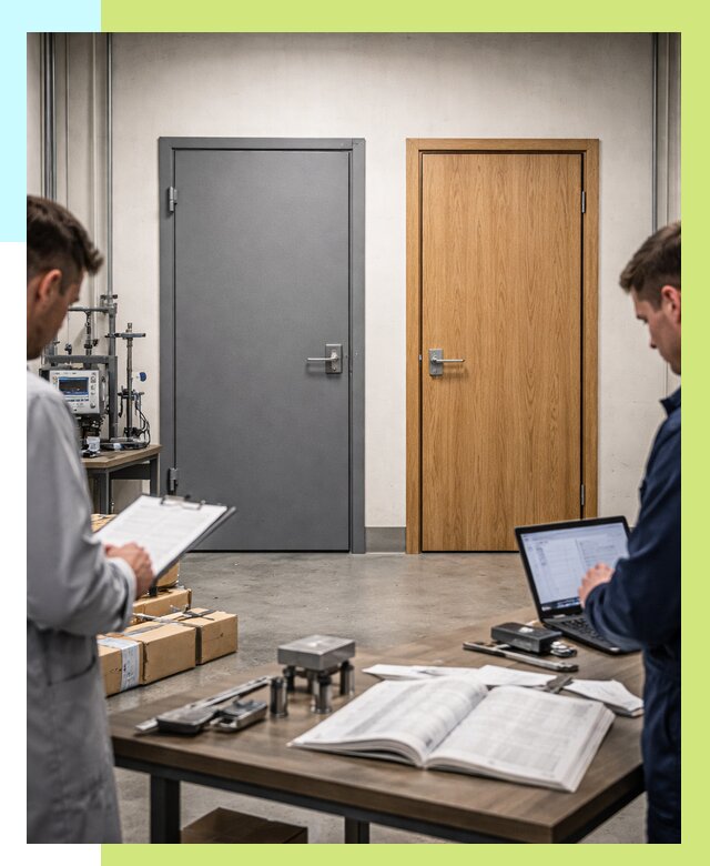 Сертификация дверей в Омске от 8295 р. под ключ | Алешин-Омс