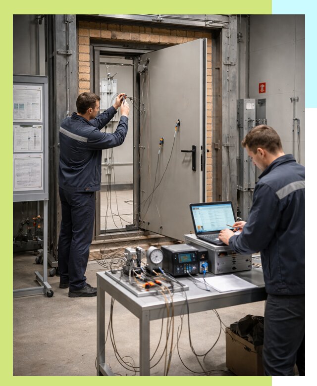 Сертификация противопожарных дверей в Омске по ГОСТ и ТР