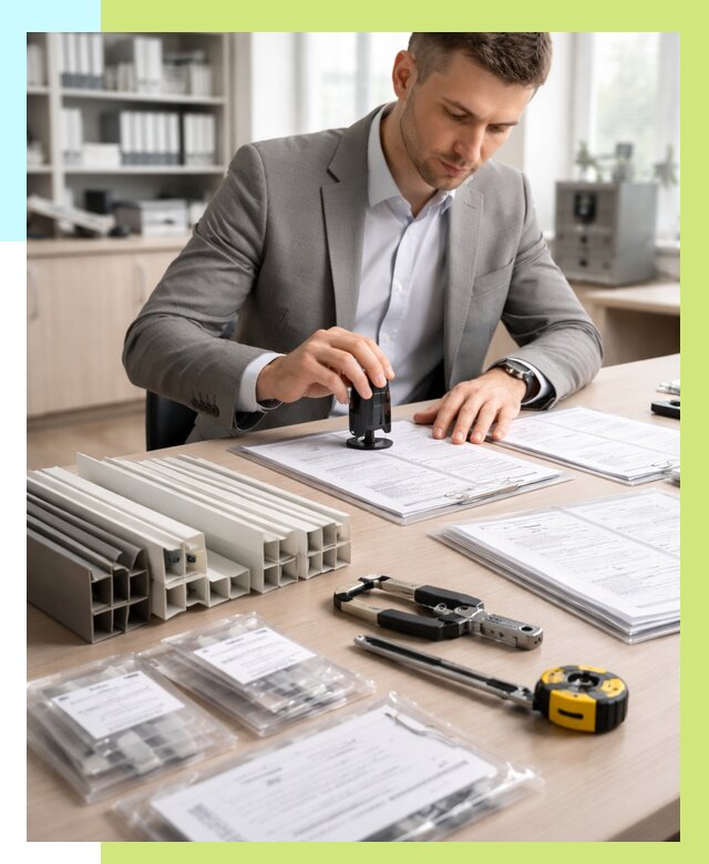 Сертификация ПВХ продукции в Омске от 8814 р., Алешин-Омс