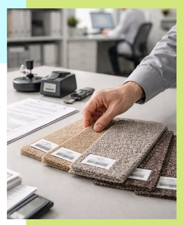 Сертификация ковролина в Омске от 15554 р., Алешин-Омс