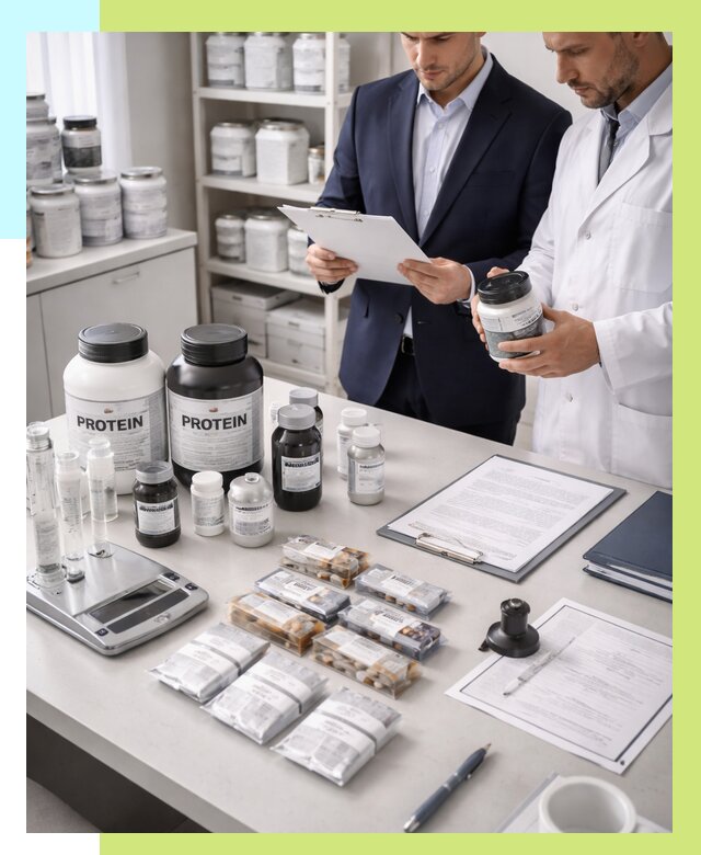 Сертификация спортивного питания в Омске от 15554 р., Алешин-Омс