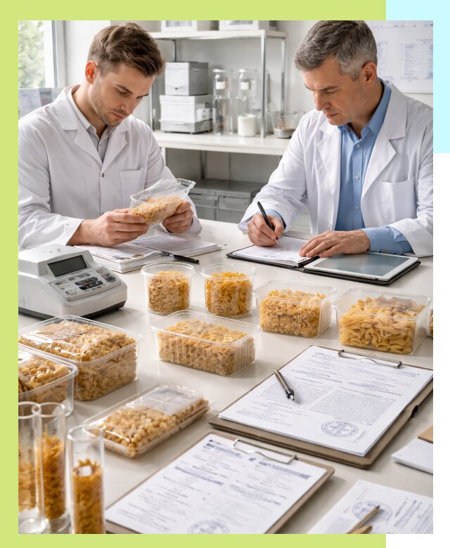 Сертификация макаронных изделий и технологической документации в Омске