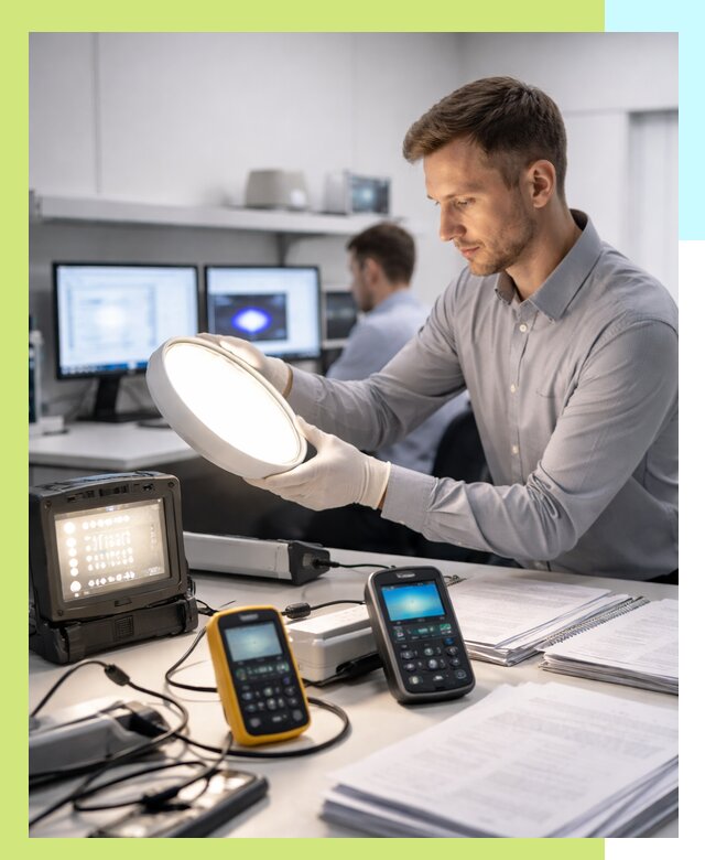 Сертификация светильников в Омске: испытания и оформление