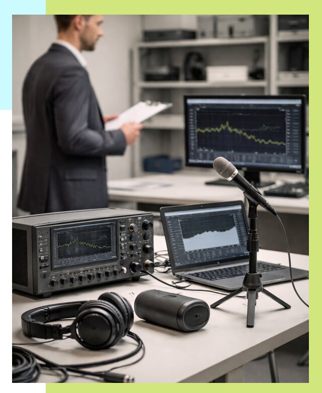 Сертификация аудиотехники в Омске от 15554 р., Алешин-Омс