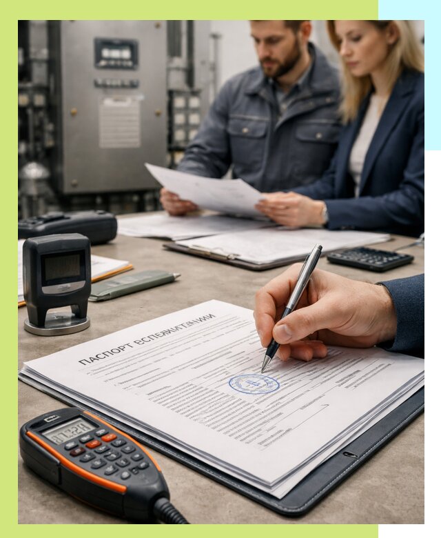 Оформление паспорта эксплуатации оборудования в Омске