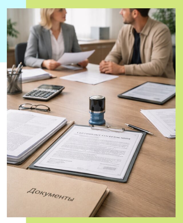 Сертификат соответствия на продукцию в Омске от 15554 р.|Алешин-Омс