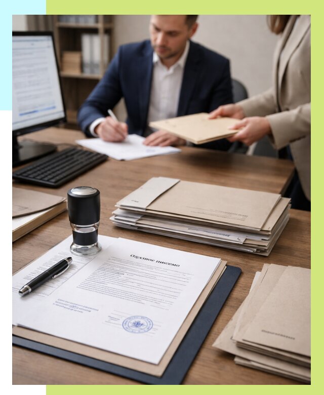 Отказное письмо для таможни в Омске от 3111 р, Алешин-Омс