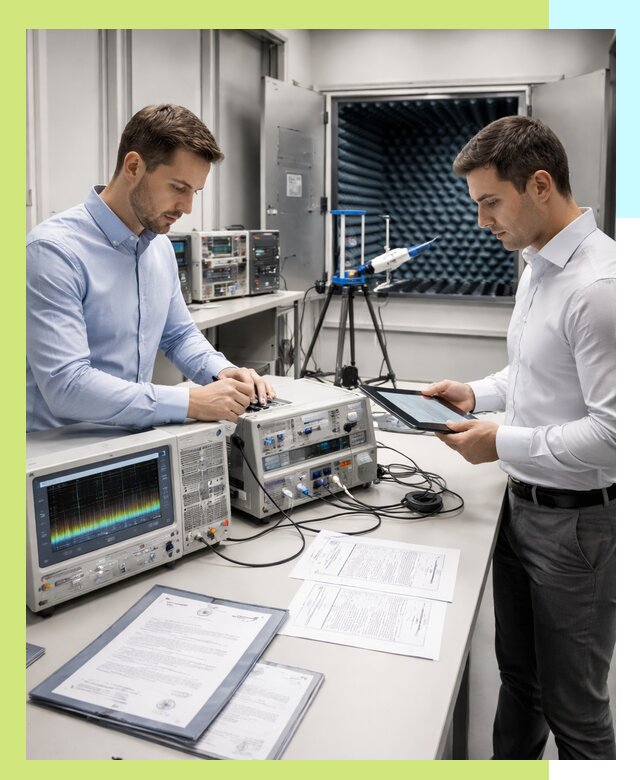 Оформление и выдача сертификата ЭМС для продукции в Омске