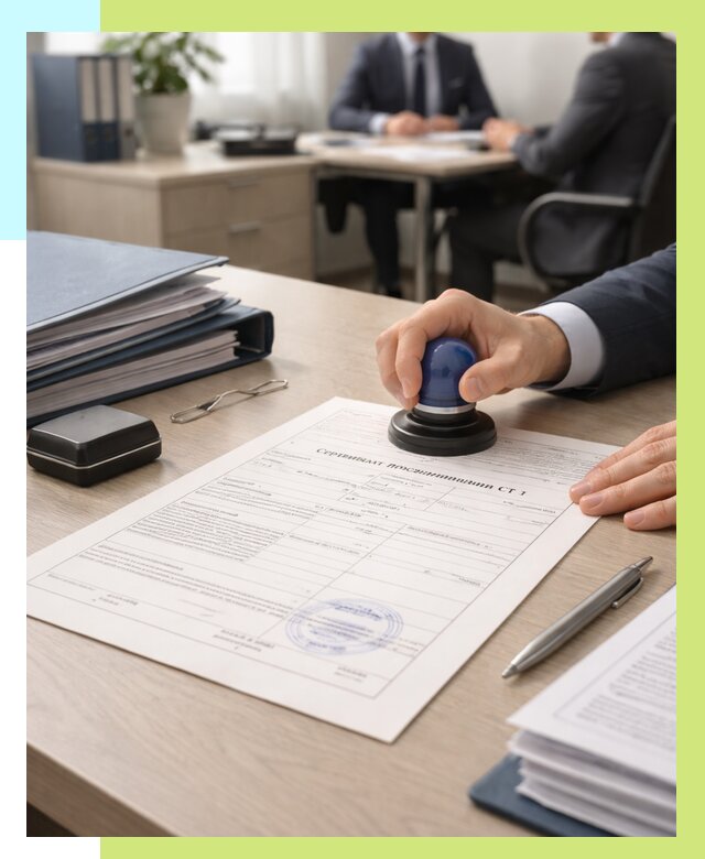 Сертификат происхождения СТ 1 в Омске от 4666 р. | Алешин-Омс