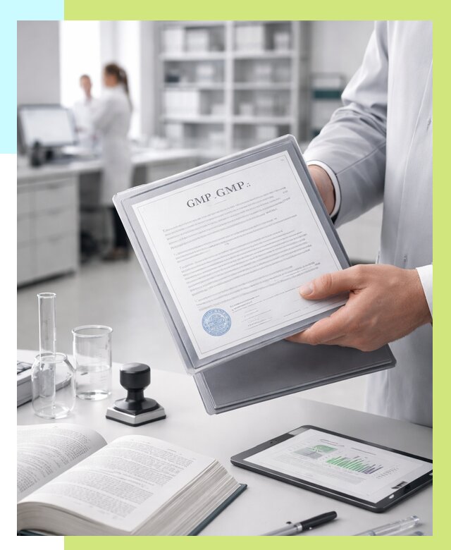 Сертификат GMP в Омске под ключ от 88137 р. | Алешин-Омс