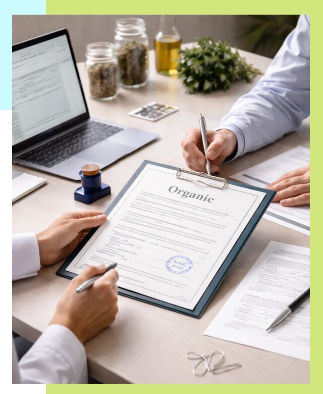 Оформление сертификат органик в Омске от 31107 р. | Алешин-Омс