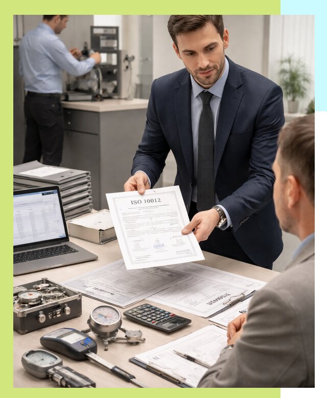 Выдача сертификата ISO 10012 по требованиям метрологии в Омске