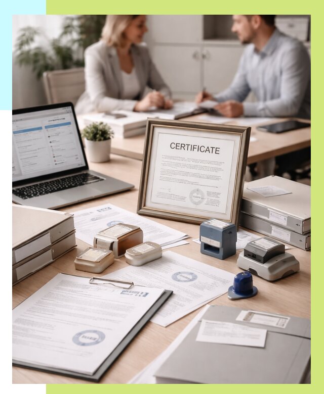 Сертификация компании в Омске от 46661 р. | Алешин-Омс — заказ